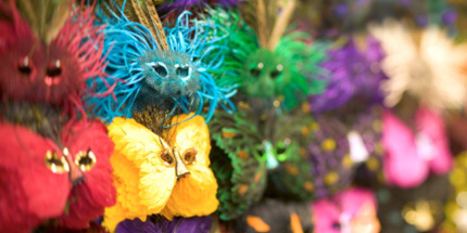 Madri Gras masks